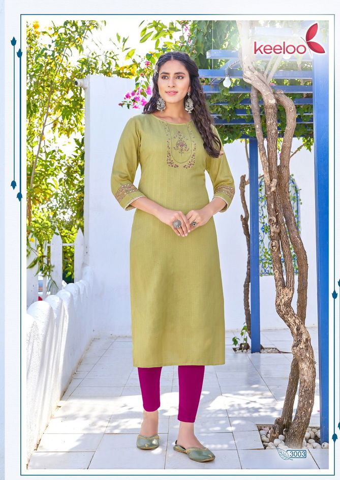 Keeloo Kanika Vol 3Ethnic Wear Wholesale Designer Kurtis Catalog